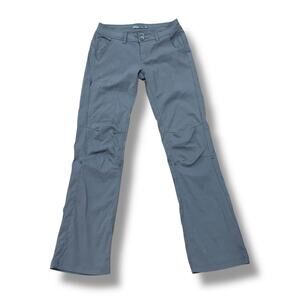 Prana Size 0 Halle Gray Convertible Stretch Hiking Outdoors Pants W4HARG113